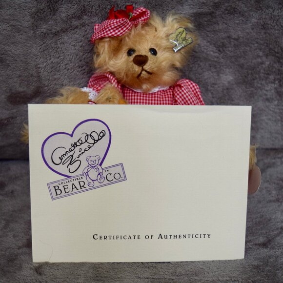 Vintage Annette Funicello Mohair Bear Frankie And Drake With COA And Tags - Picture 3 of 11